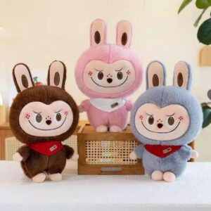 Cute Cartoon Shape Plush Toy for Kids | Washable Soft Toy | Huggable | Imported Skin | 30 Cm | Assorted Colors | OPP Packing