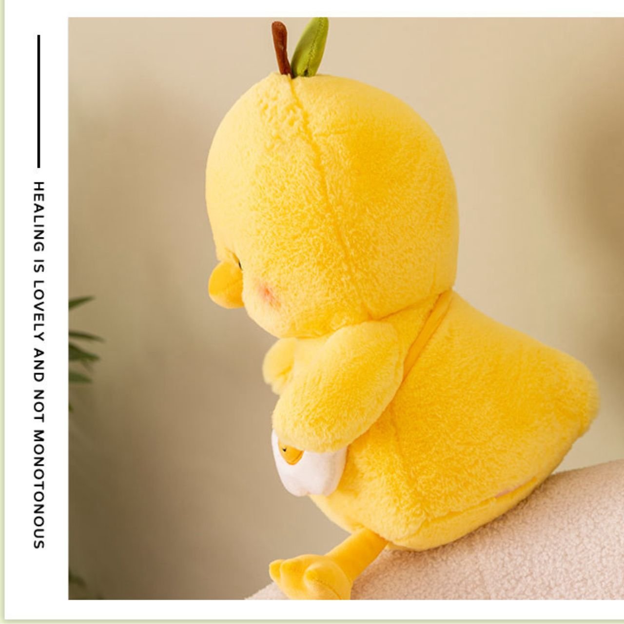 Super Soft Duck Plush Toy for Kids | Washable & Huggable | Soft Toy | Imported Skin | 35 Cm | OPP Packing - Image 3