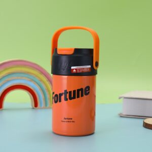 Stainless Steel Insulated Sipper Cum Bowl With Infuser & Handle | Airtight & Leakproof | Double Wall | 550 ML | Assorted Colors | Box Packing