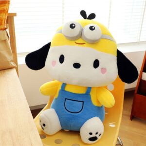 Cute Pochacco Plush Toy for Kids | Washable & Huggable | Imported Skin | Soft Toy | Big Size | 50 Cm | OPP Packing