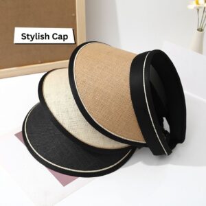 Big Size Korean Style Summer Cap for Kids with Adjustable Strap | Sun Protection | UPF 50+ | Assorted Colors | OPP Packing