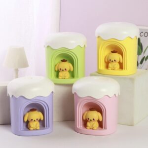 Kawaii Theme Humidifier for Kids with USB Cable | 10x9x9 CM | Hydration Instrument | 300 ML | Assorted Colors | Box Packing